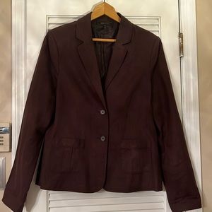 Brand New Never Worn BCBG Brown linen blazer